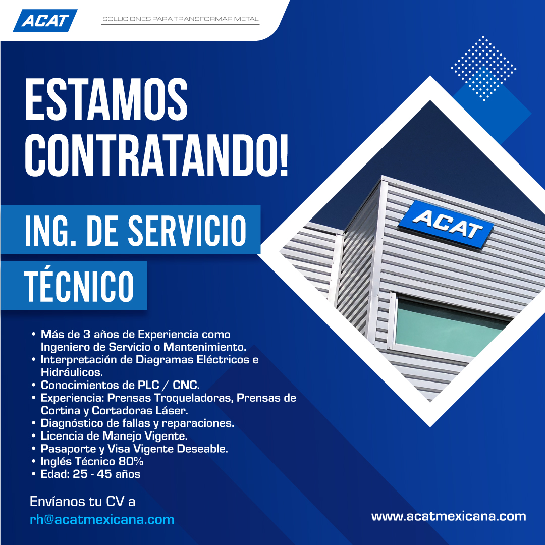 INGENIERO DE SERVICIO TECNICO